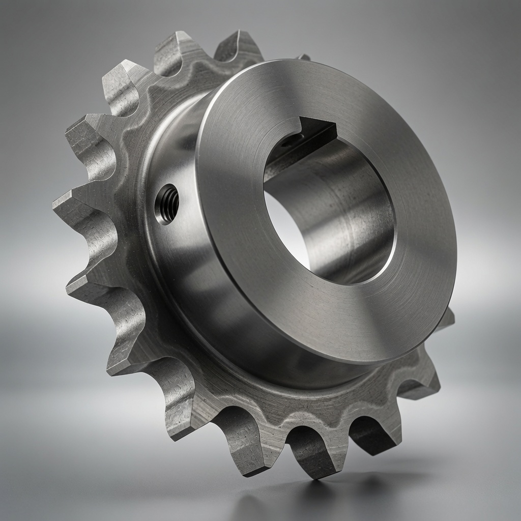 #25 SS sprocket detail tooth form ANSI No.25