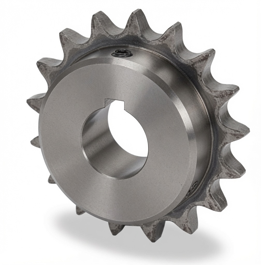 Industrial stainless steel sprocket for roller chain drive