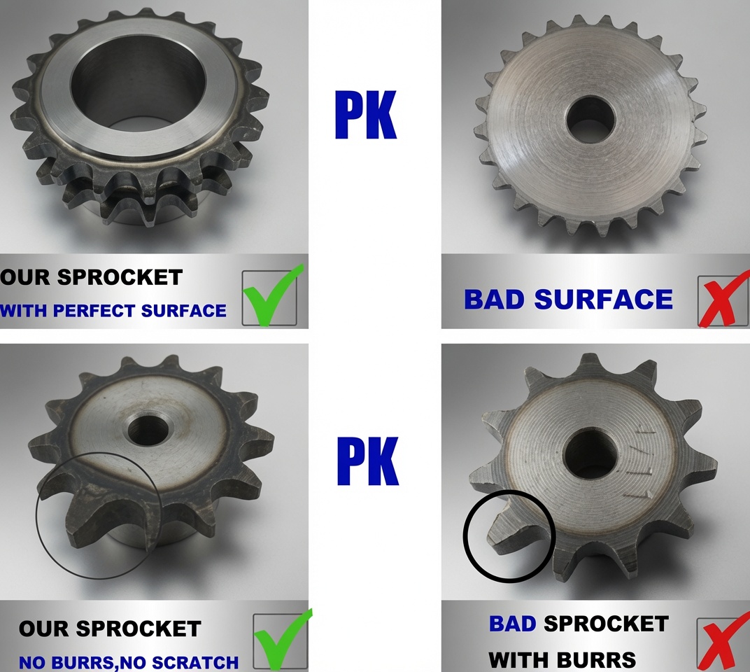 SUS2050SB double pitch stainless sprocket No.2050S 31.75mm pitch