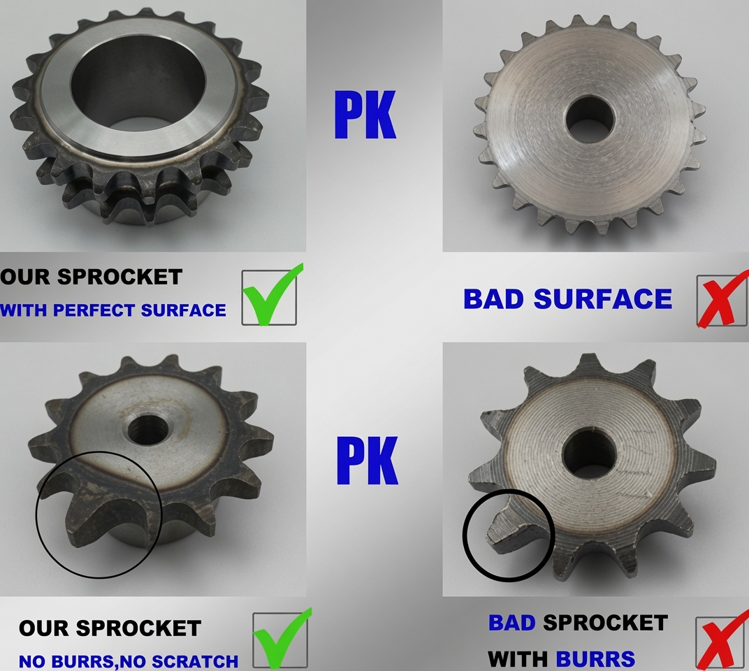 SUS2060RB heavy large-roller double pitch stainless sprocket No.2062H