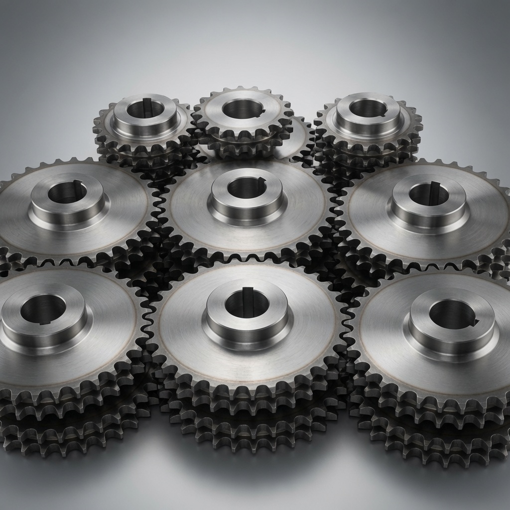Chain pitch measurement between roller centres on stainless roller chain