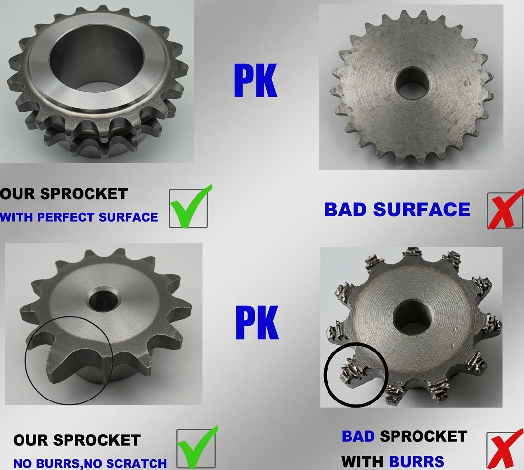 Taper lock sprocket hub showing tapered bore and bushing flange bolt holes