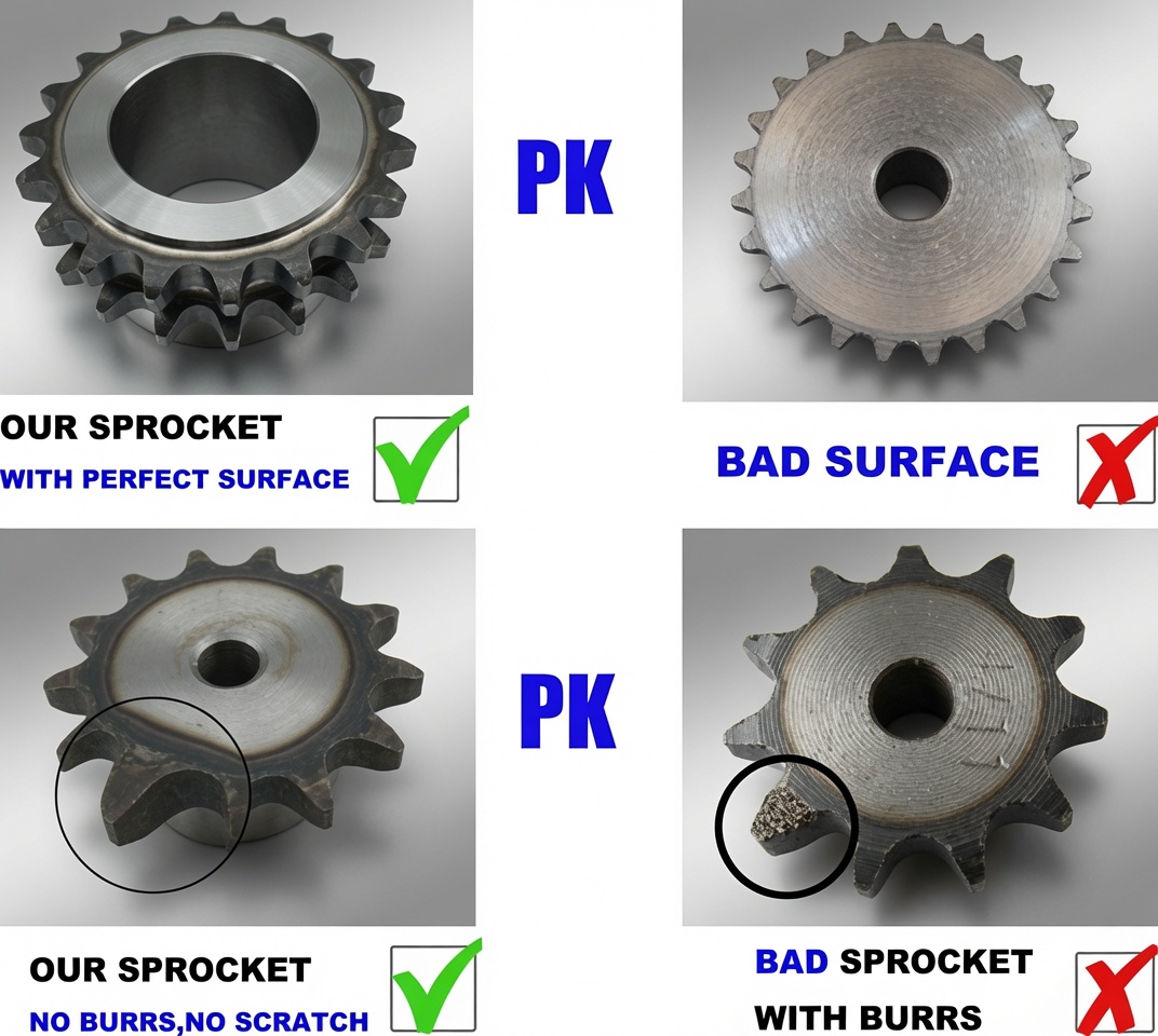 Large industrial sprocket illustrating the scale where split construction becomes practical